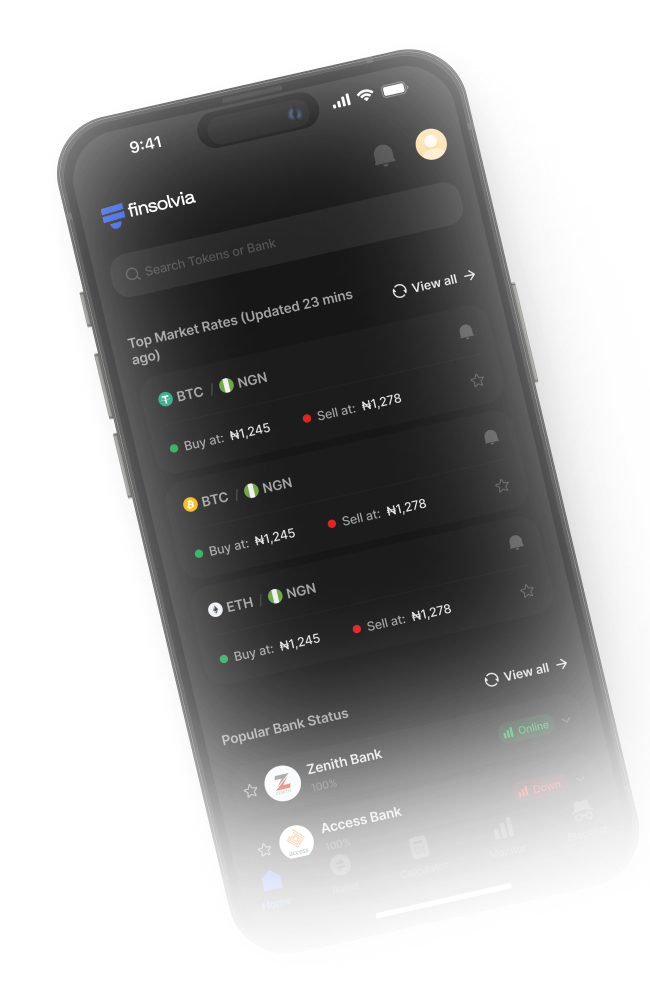 Finsolvia App on Phone